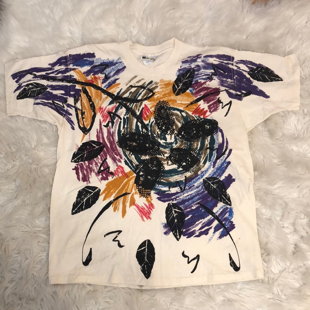 Vintage Jacques Moret graphic tshirt